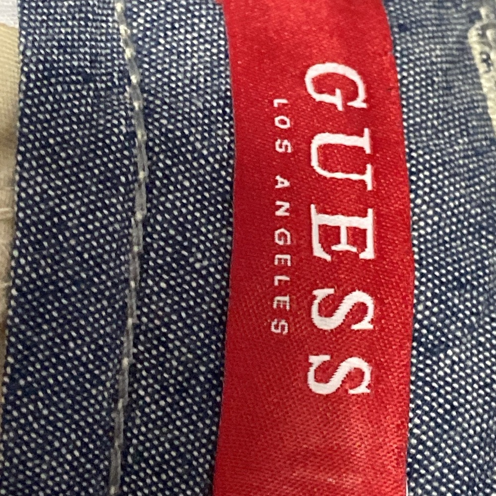 Guess MENS Tan/Beige Shorts with Belt - Picture 3 of 3